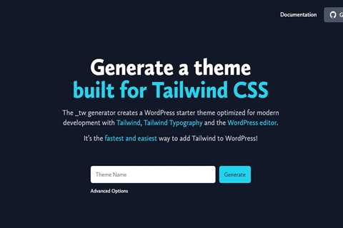 Tailwind + WordPress: Starter Themes & Resources