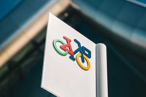 Google Bike Sign