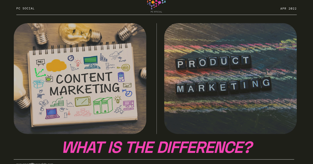 Product Marketing Vs Content Marketing