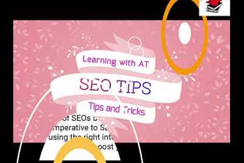 SEO tips | SEO Tips and Tricks | SEO tutorial for beginners | Learn SEO