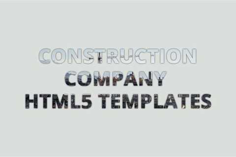 20+ Solid Templates For Building Company Webside