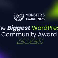 The Monster’s Award 2023 Celebrates WordPress Products