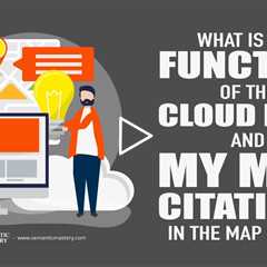 What Is The Function Of The Cloud Page And My Map Citations In The Map Stack?