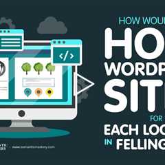 How Would You Host WordPress Sites For Each Location In Felling.pro?