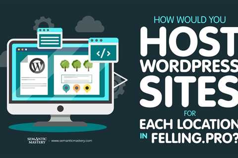 How Would You Host WordPress Sites For Each Location In Felling.pro?