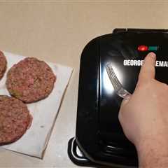 FAT TRAY?? George Foreman 4-Serving Electric Grill with Removable Plates