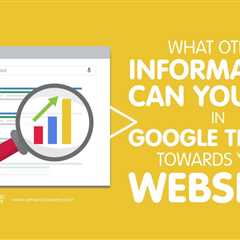 What Other Information Can You Use In Google Trends Towards Your Website?