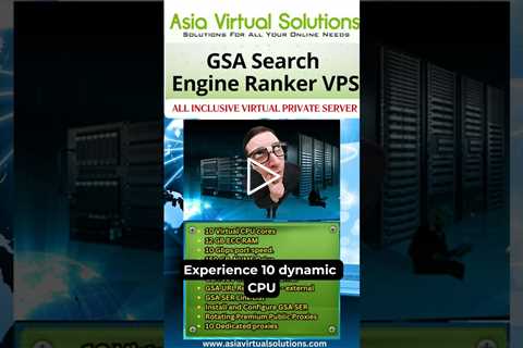 Stop Using Weak VPS Services! Get One Designed for GSA SER!