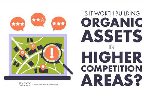 Is It Worth Building Organic Assets In Higher Competition Areas