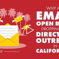 Why Are Email Open Rates Dropping for Directory Outreach in California?