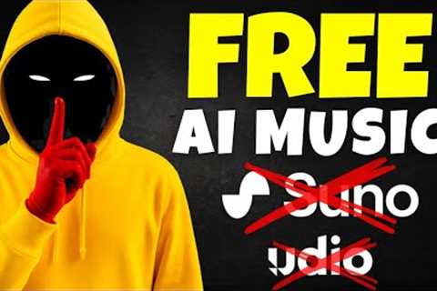I Found a Secret AI MUSIC Generator - 100% FREE and Unlimited (With Commercial usage rights)