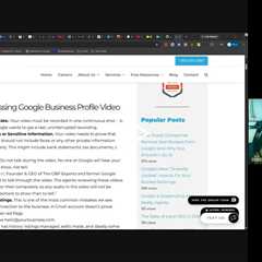 Local SEO Training Q&A - Hump Day Hangouts - Episode 600