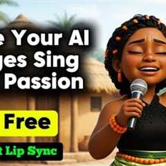 How to make your Ai images Sing For Free with perfect lip sync (3 Very Easy Methods)